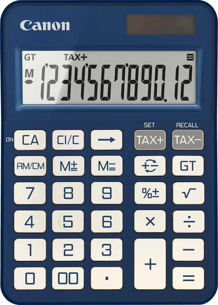 Canon KS-125KB kalkulator Komputer stacionarus Podstawowy kalkulator Mėlyna