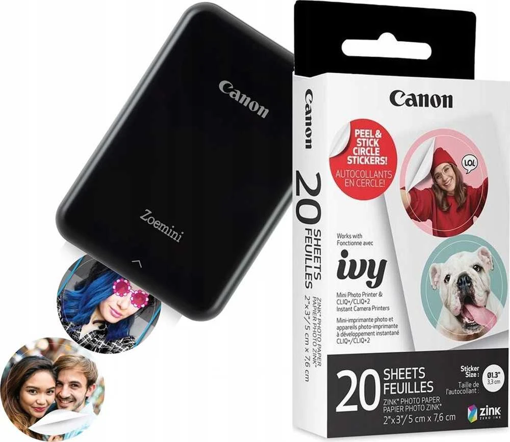 „Canon“ fotopopierius „Zink Circle“ 20 lapų (ZP-2030-2C-20)