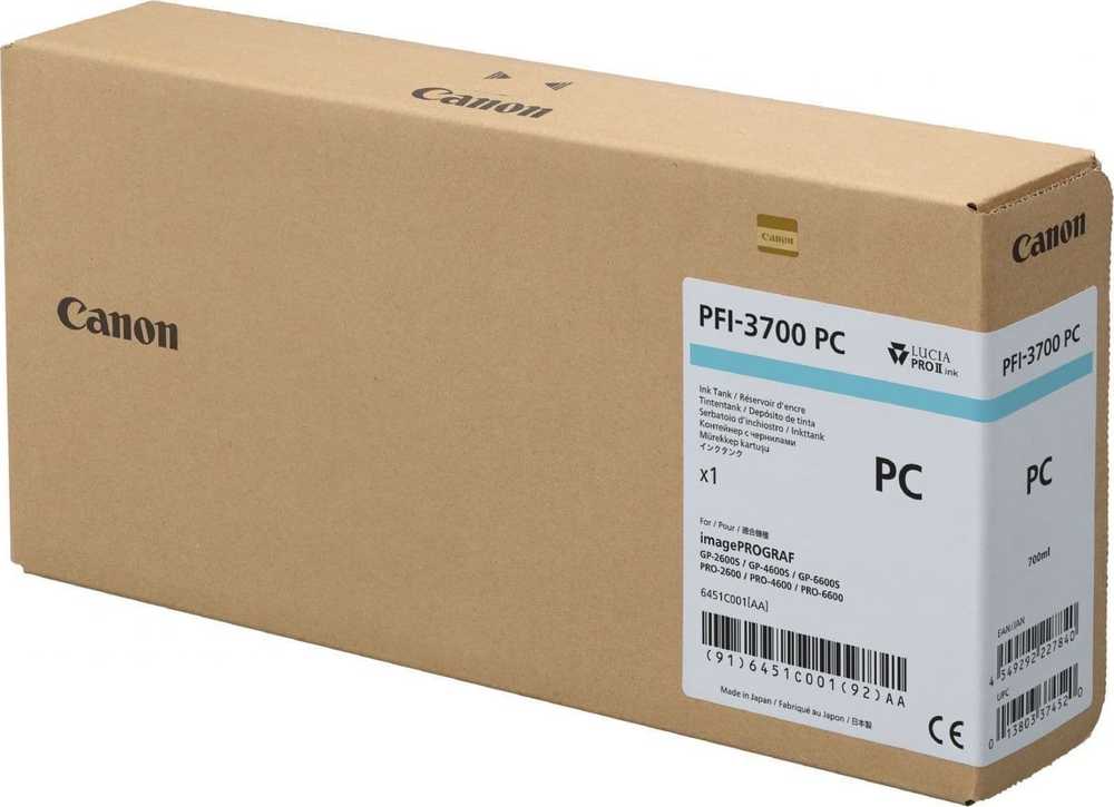 Canon PFI-3700PC Photo Cyan (PFI3700PC)