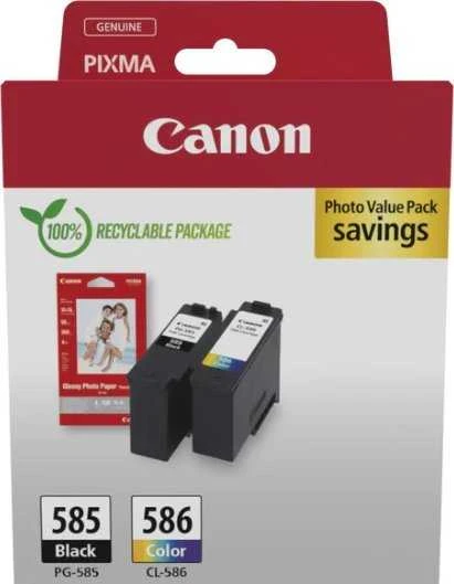 Canon PG-585/CL-586 (6205C004) Photo value pack Rašalinių kasečių komplektas, BK/CMY