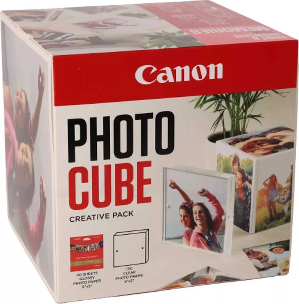 Canon PP-201 5X5 PHOTO CUBE CREATIVE/PAK Baltas Rožinis (40 LAPŲ) + ACR