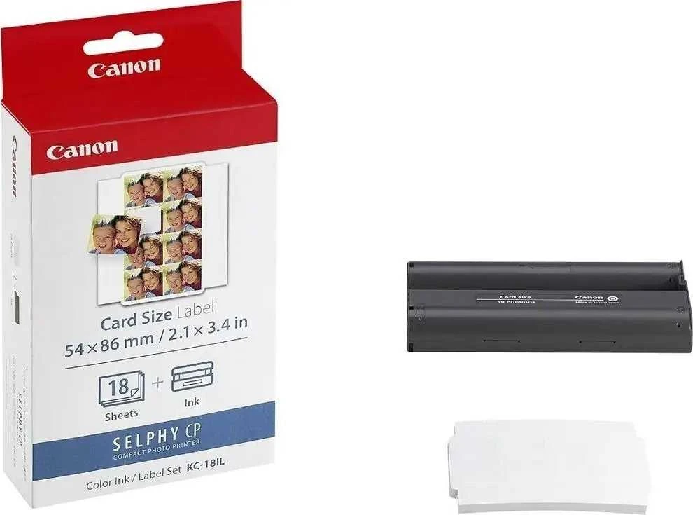 Canon KC-18IL Spalvotas Rašalas + Popieriaus rinkinys Mini lipdukai - 18 lapų