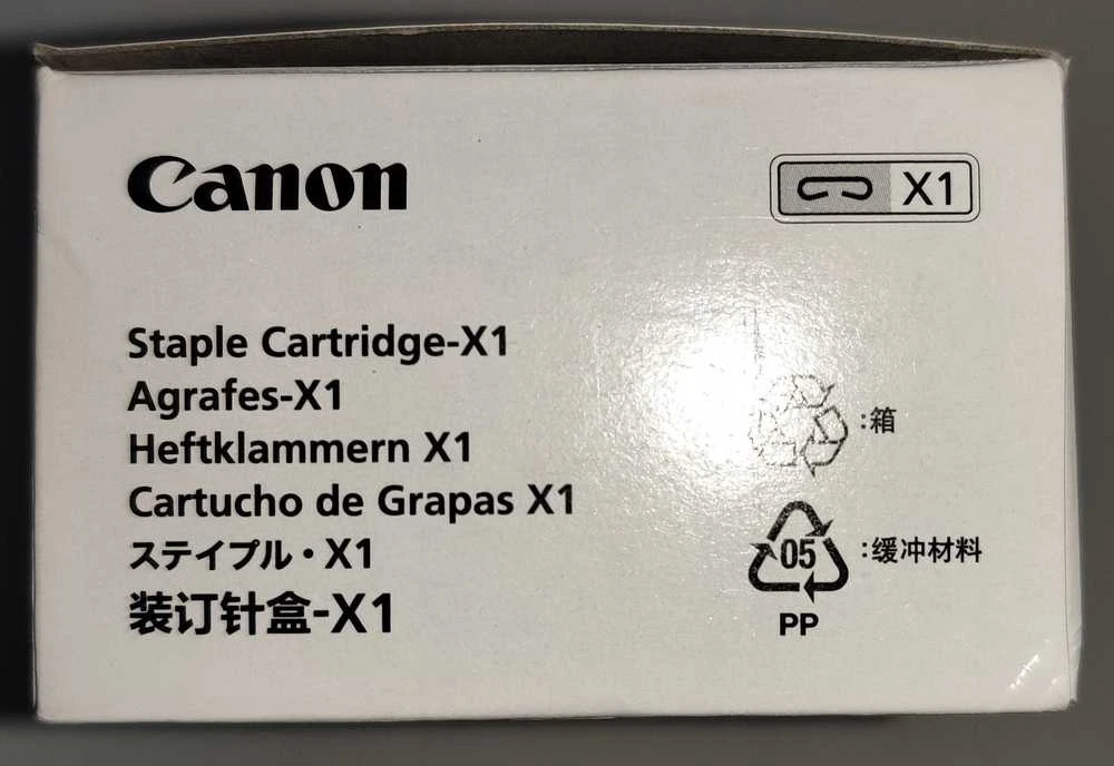 Spausdintuvo Priedas - Canon Segtukai X1 140x75x50mm
