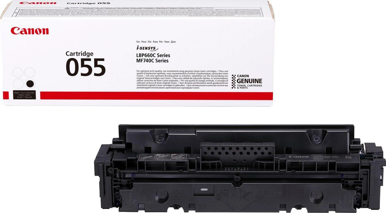 Canon 055 | Toneris cartridge | Juodas