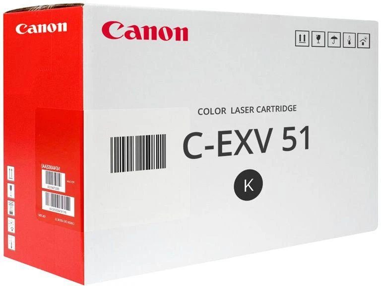 Canon C-EXV 51 (0481C002) Lazerinė kasetė, Juoda