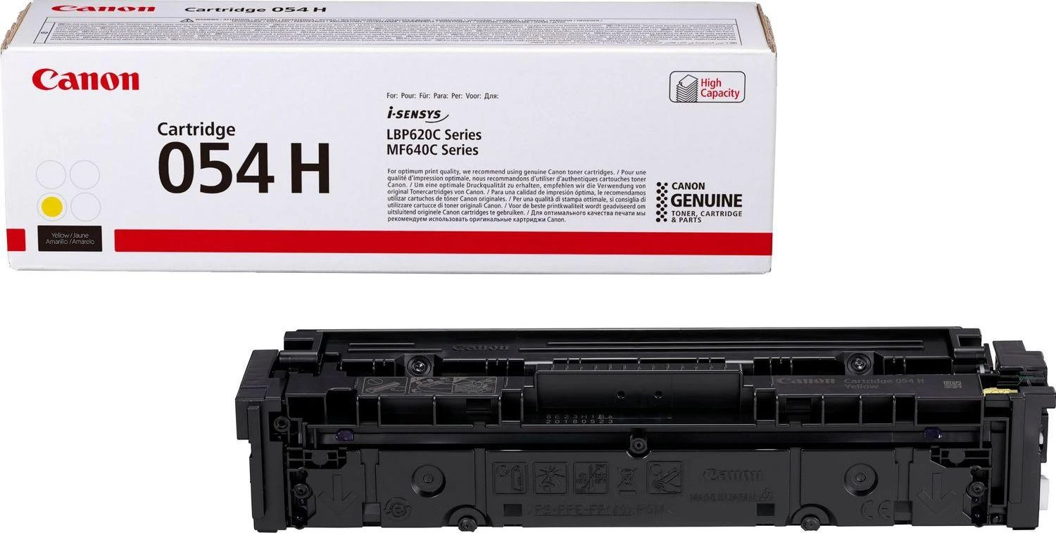 Canon CRG 054H (3025C002) Lazerinė kasetė, Geltona