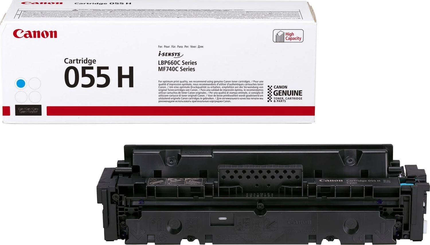 Canon CRG 055H (3019C002) Lazerinė kasetė, Žydra