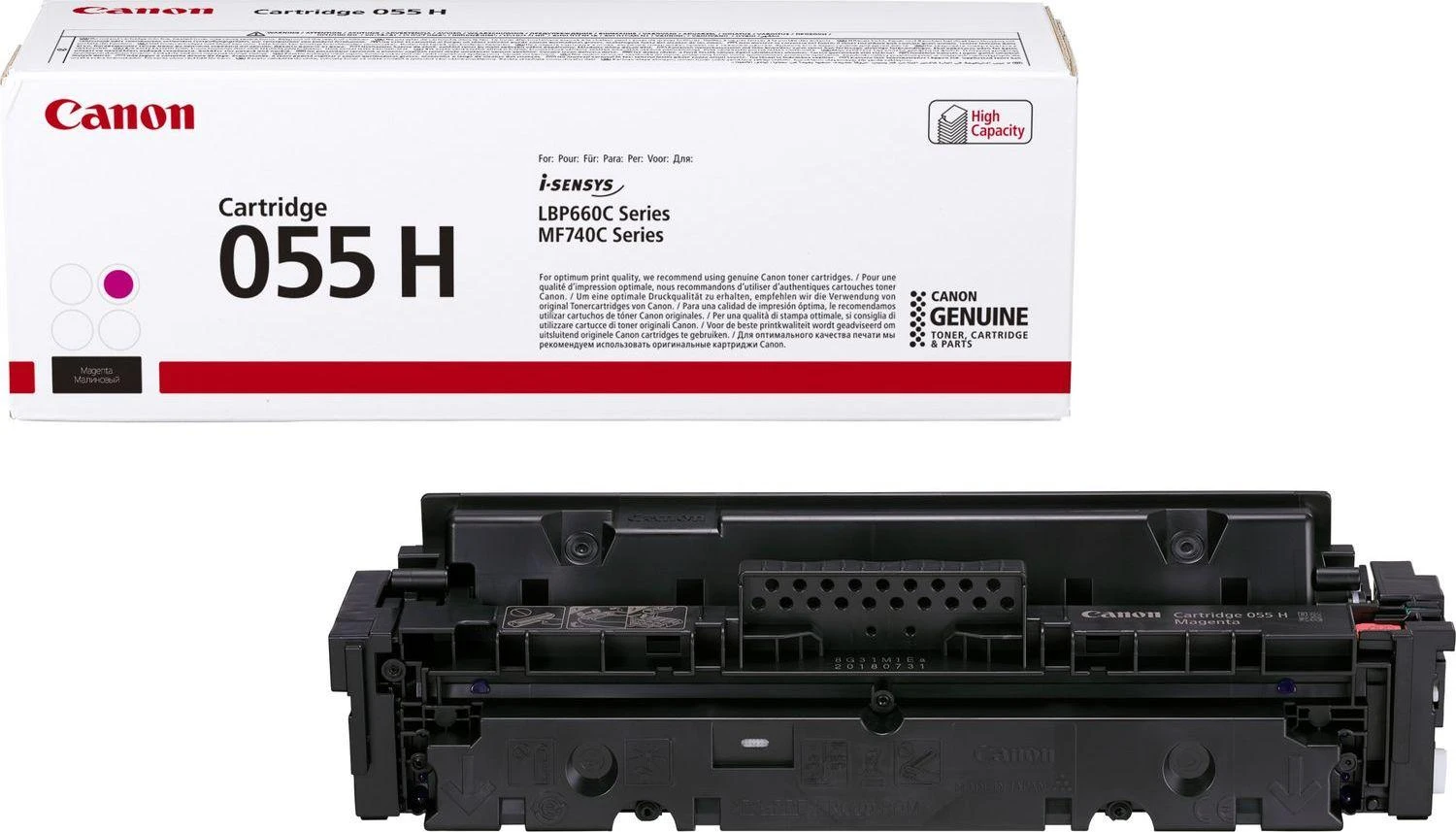 Canon CRG 055H (3018C002) Lazerinė kasetė, Purpurinė