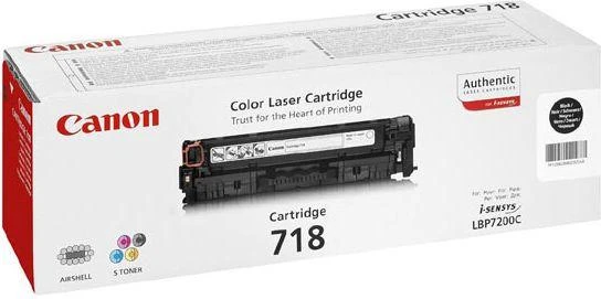 Toneris Canon CLBP718 BK 2P | LBP7200 / LBP7210 / LBP7660 / LBP7680