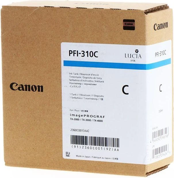 Canon PFI-310C Originalus Žydras