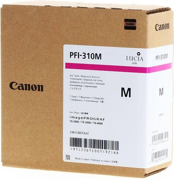 Canon PFI-310M Originalus Rausvai raudona