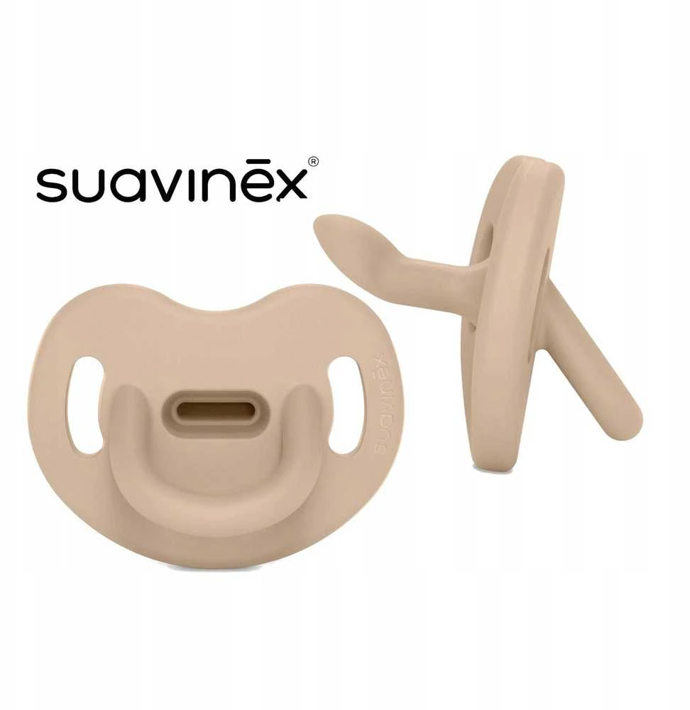 Canpol SUAVINEX - 308626-100 % SILIKONINIS ANATOMINIS čiulptukas SX PRO/0-6M/SMĖLIO SPALVOS/SPALVINTAS ESENCE