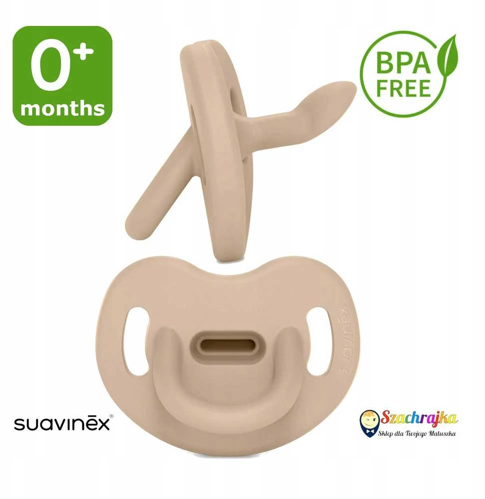 Canpol SUAVINEX - 308626-100 % SILIKONINIS ANATOMINIS čiulptukas SX PRO/0-6M/SMĖLIO SPALVOS/SPALVINTAS ESENCE