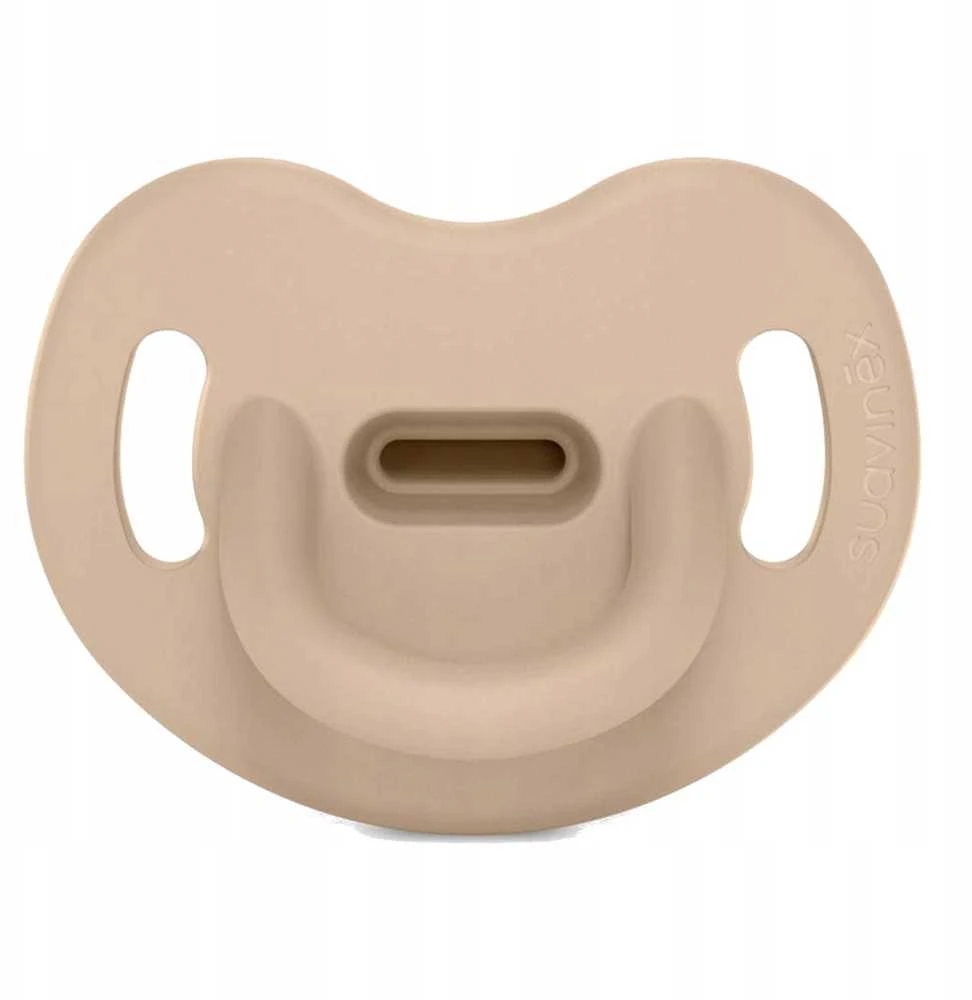 Canpol SUAVINEX - 308637-100 % SILIKONINIS ANATOMINIS čiulptukas SX PRO/6-18M/SMĖLIO SPALVOS/SPALVOS ESENCE