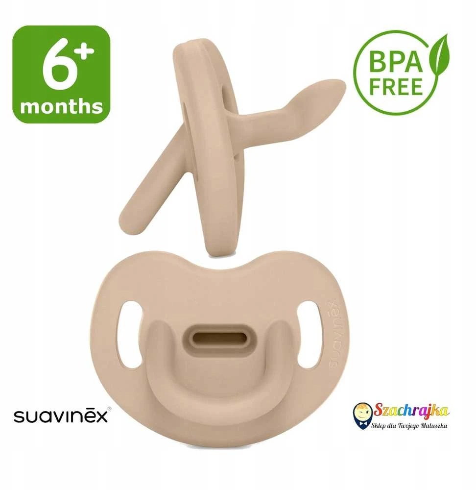 Canpol SUAVINEX - 308637-100 % SILIKONINIS ANATOMINIS čiulptukas SX PRO/6-18M/SMĖLIO SPALVOS/SPALVOS ESENCE
