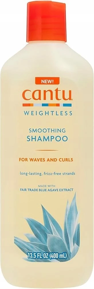 Cantu Weightless Smoothing plaukų šampūnas, lyginantis, 400 ml