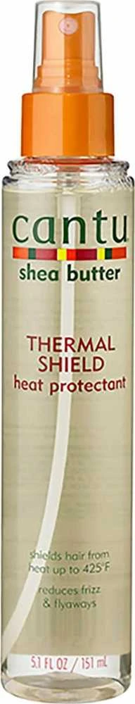 "Cantu Sviestmedžių aliejumi Thermal Shield Heat Protectant Purškiklis" purškiklis apsaugantis plaukus nuo karščio 151ml
