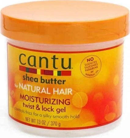 „Cantu For Natural Hair“ drėkinamasis gelis „Twist and Lock“ 370 g