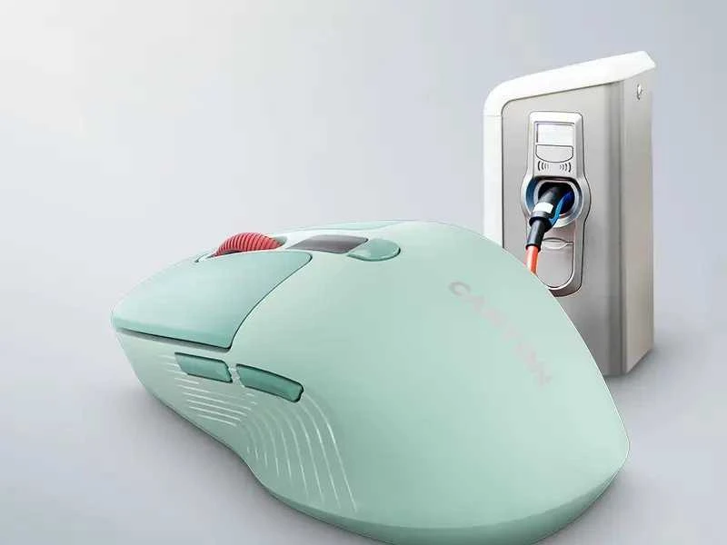 CANYON pelė MW-26 LCD tyli dvigubo režimo belaidė žalia