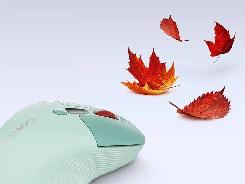 CANYON pelė MW-26 LCD tyli dvigubo režimo belaidė žalia