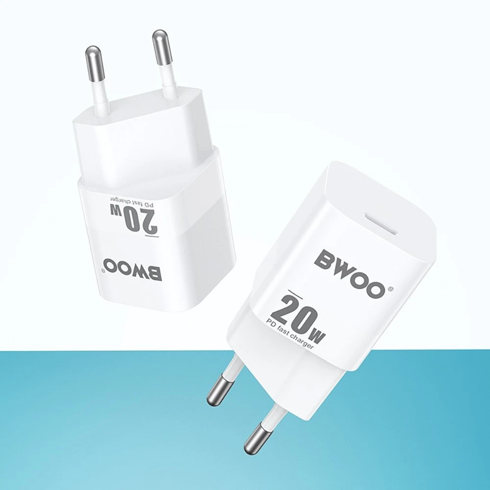 Bwoo 20 W mini sieninis įkroviklis CDA155 USB-C