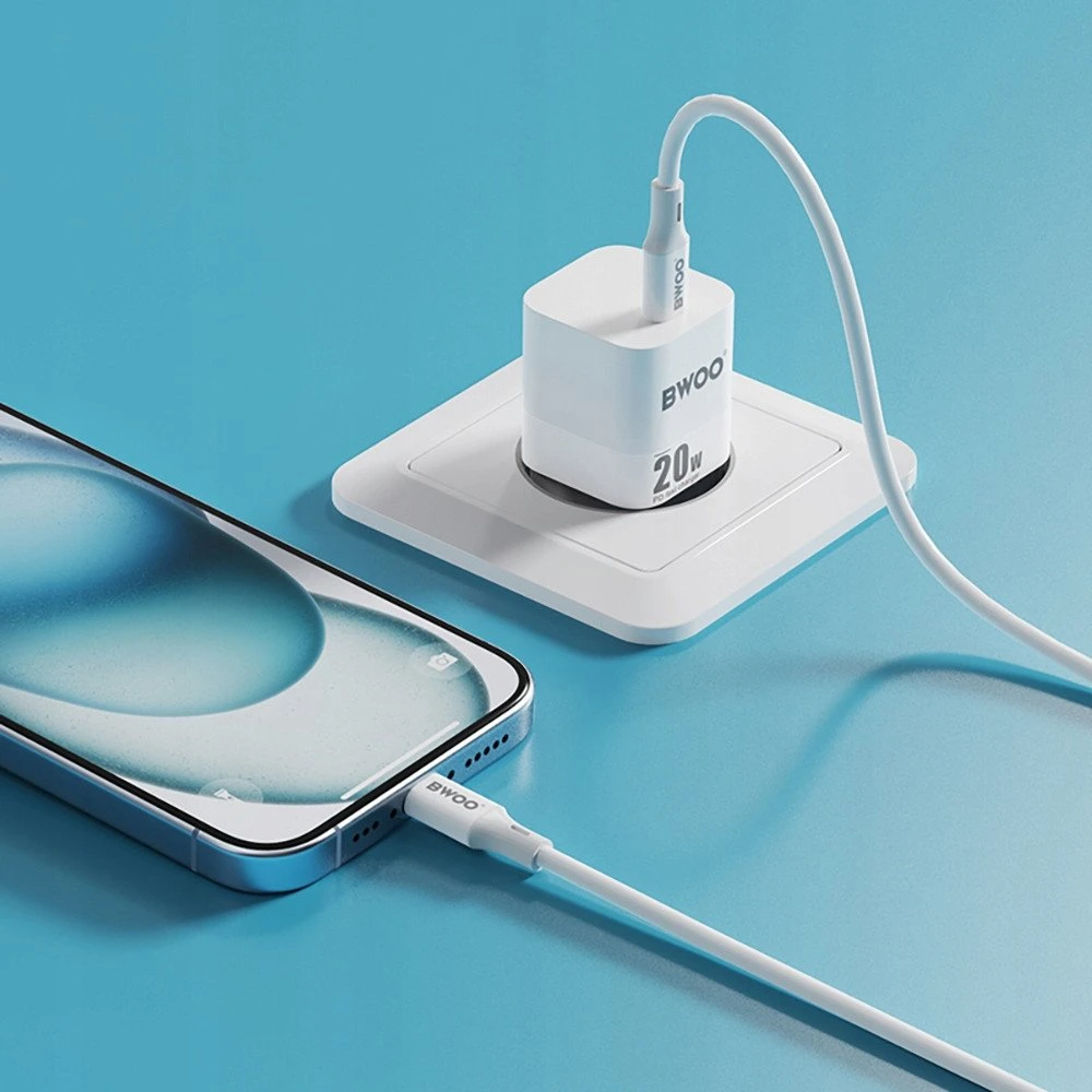 Bwoo 20 W mini sieninis įkroviklis CDA155 USB-C