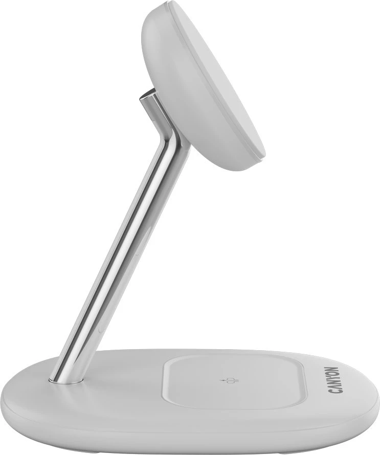 CANYON belaidis įkroviklis WCS-205 15W Qi2 2in1 Baltas