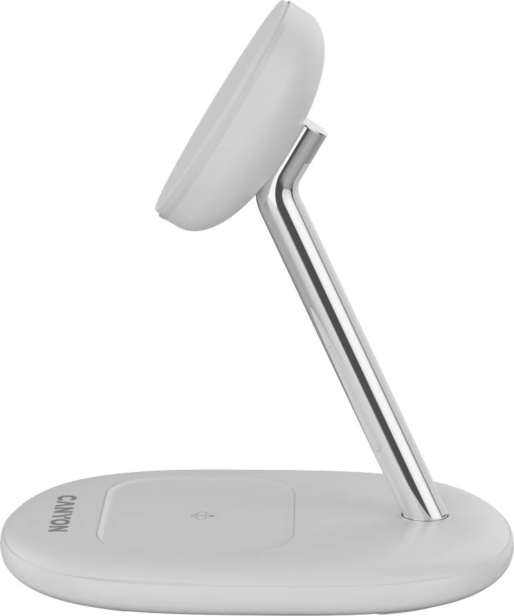 CANYON belaidis įkroviklis WCS-205 15W Qi2 2in1 Baltas