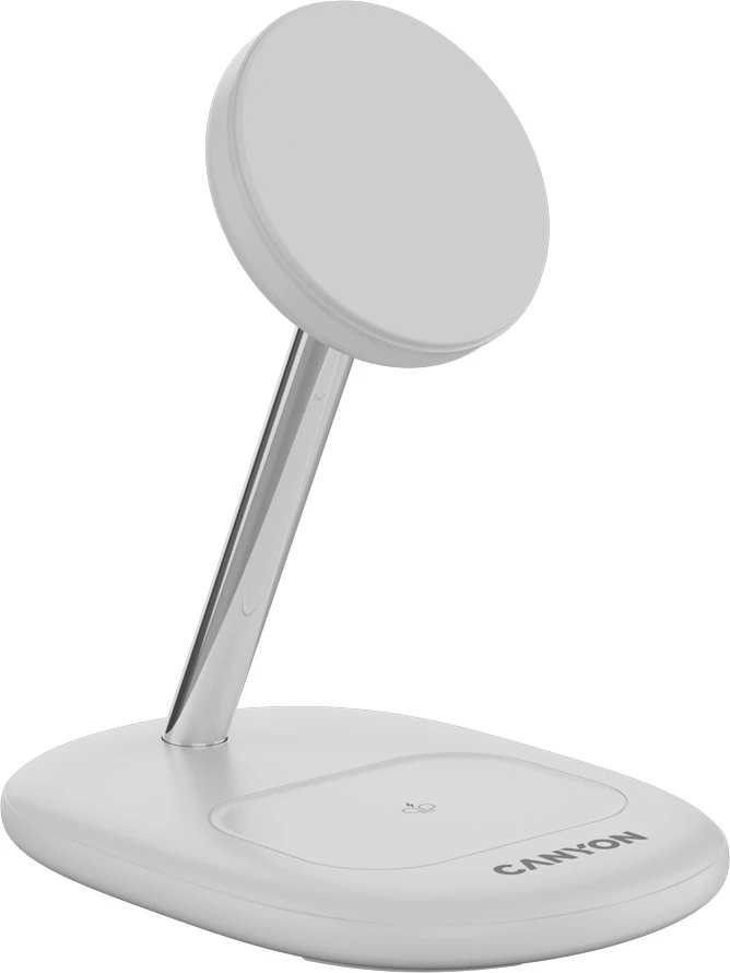 CANYON belaidis įkroviklis WCS-205 15W Qi2 2in1 Baltas