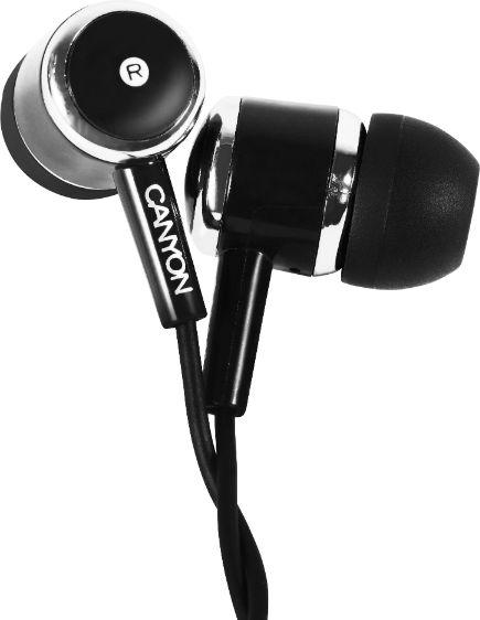 CANYON ausinės EPM-01 Mic 1.2m Juodas