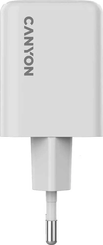 CANYON įkroviklis CU45AC GaN 45W 1xPD 1xQC EU Baltas