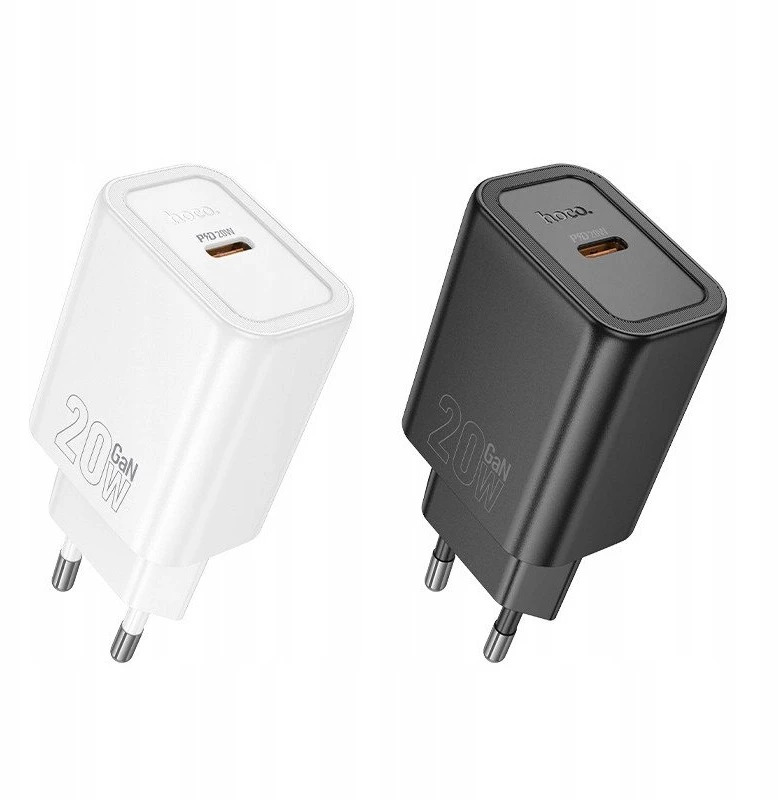Įkroviklis Hoco N60 20W GaN USB-C juodas