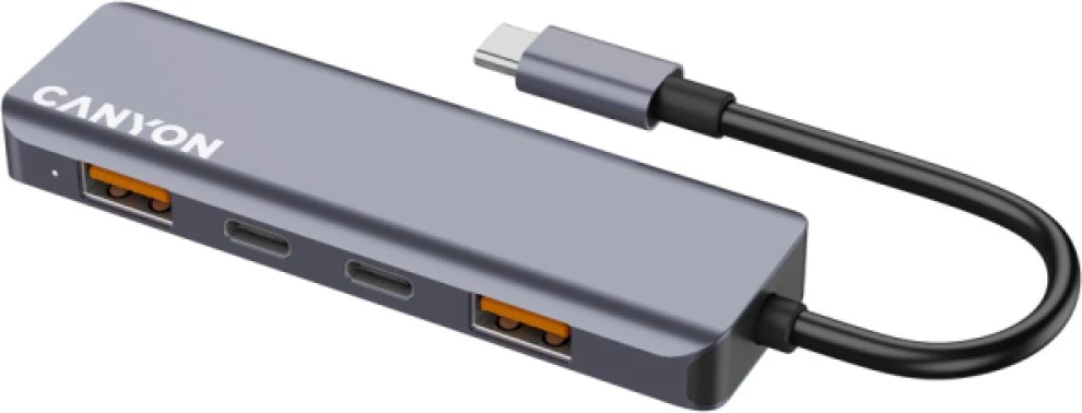 CANYON hub DS-18 5in1 USB-C Pilkas