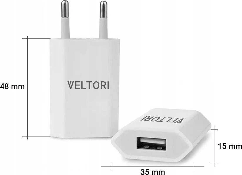 VELTORI POWER ON USB 5V 1A VTL1 Universalus išmaniųjų laikrodžių įkroviklis