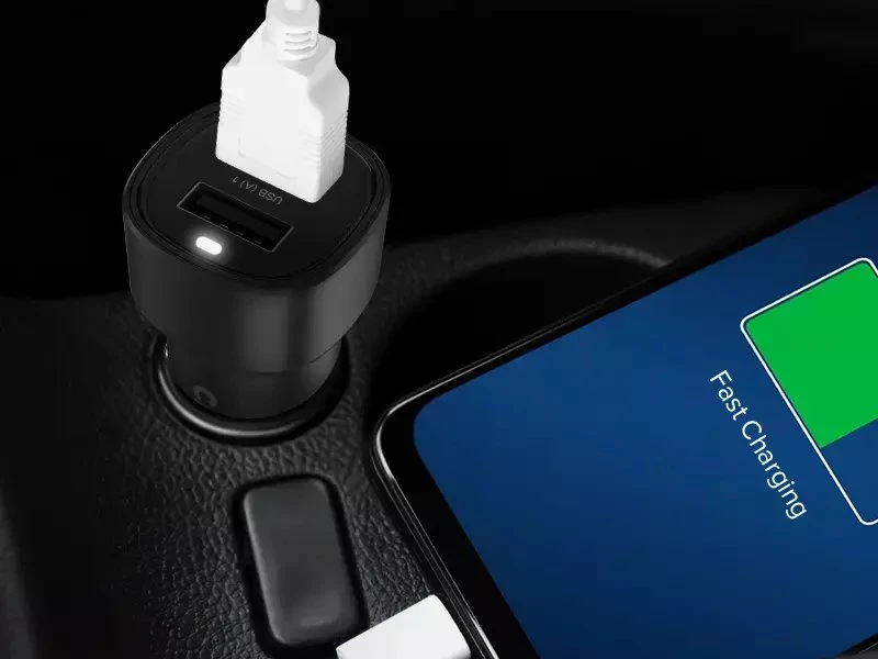 CANYON automobilinis įkroviklis OnDrive 24 24W 2xUSB-A Juodas