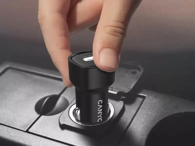 CANYON automobilio įkroviklis OnDrive 30 PD 30W USB-C Juodas