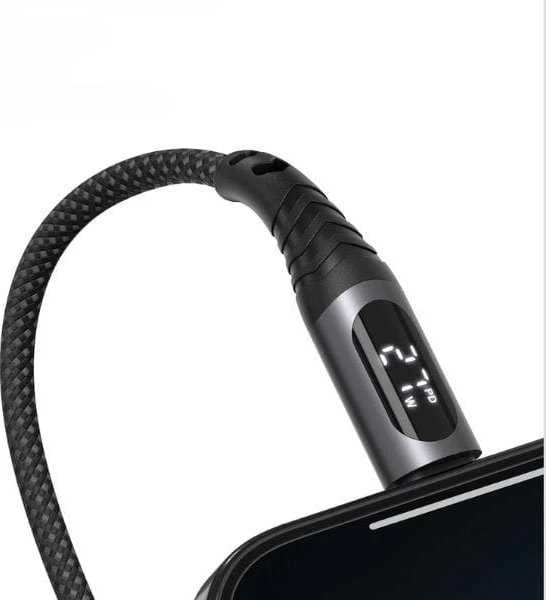 USB-C / USB-C Audi 2.0 Cable 20V 3A 60W - Juodas