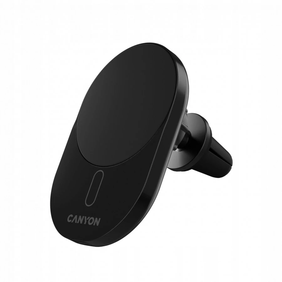 CANYON automobilinis įkroviklis OnGrip 105 15W Qi2 belaidis Juodas