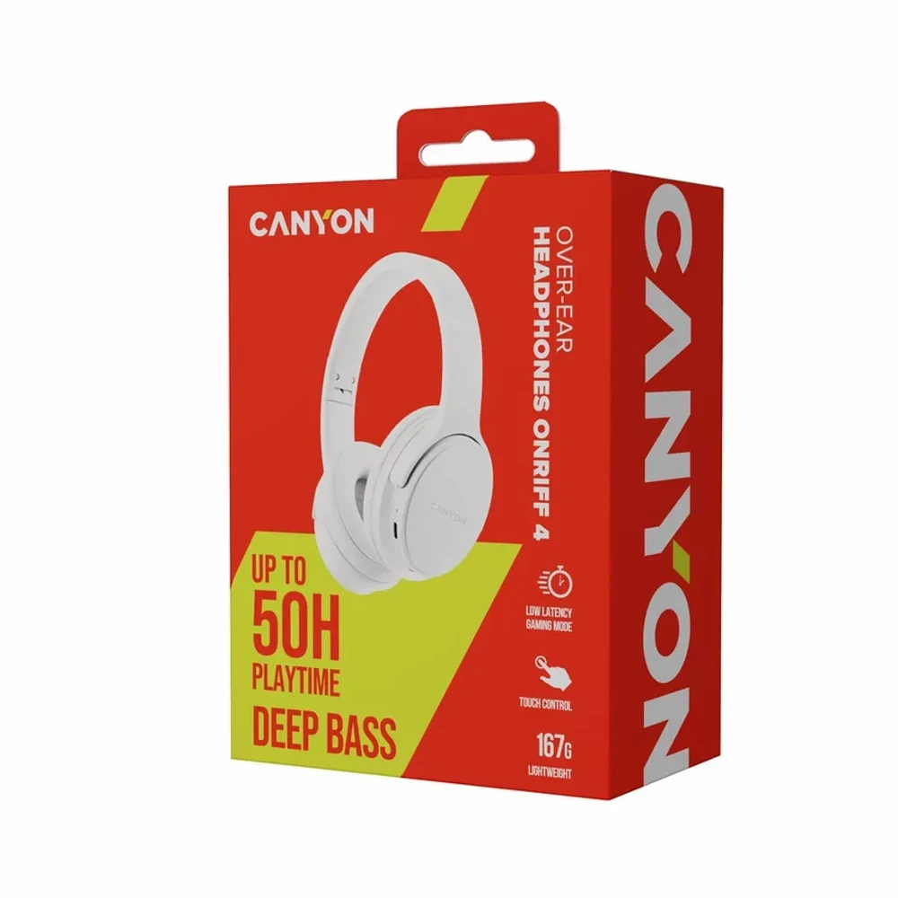 Ausinės Canyon OnRiff 4, baltos