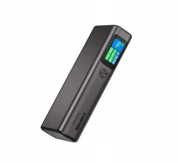 CANYON maitinimo blokas OnPower 230 TFT 20000 mAh PD130W tamsiai pilkas