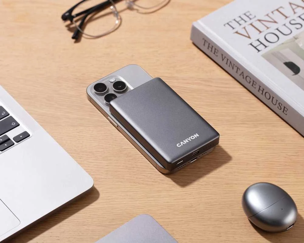 „Canyon OnPower 510 slim MagSafe“ 10000 mAh PD 20W akumuliatorius