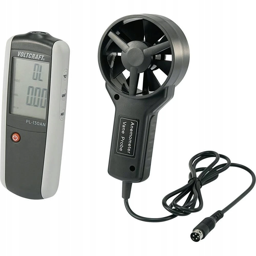Canyon Termo-anemometras VOLTCRAFT PL-130 AN, 0,4–30 m/s, nuo -10 iki 60 °C 123400