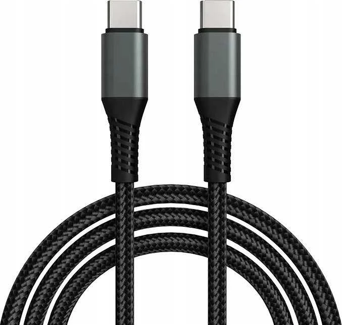 Canyon WELIKE WK-150-C USB-C įkrovimo laidas 120W PD / 1m / sidabrinis