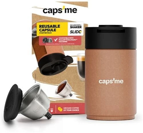 Caps Me CAPSME Minimalist Pack daugkartinio naudojimo kapsulės (be kavos), Dolce Gusto