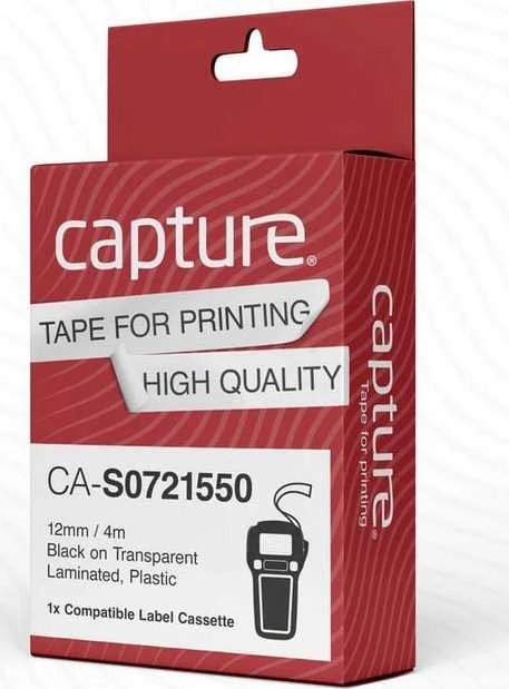 Capture 12mm x 4m Juodas on