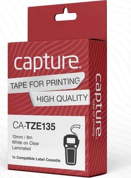 Capture 12 mm x 8 m baltas ant