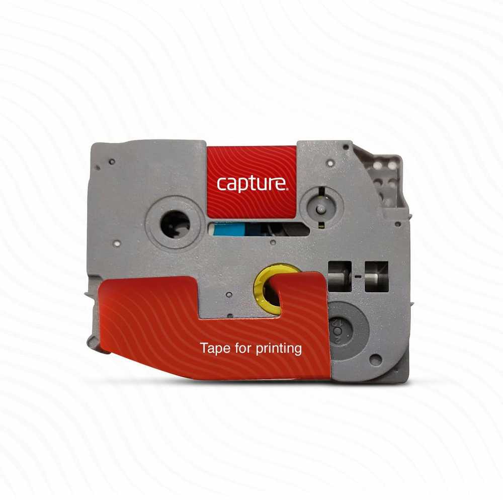 Capture 24mm x 8m Juodas on Raudona Tape