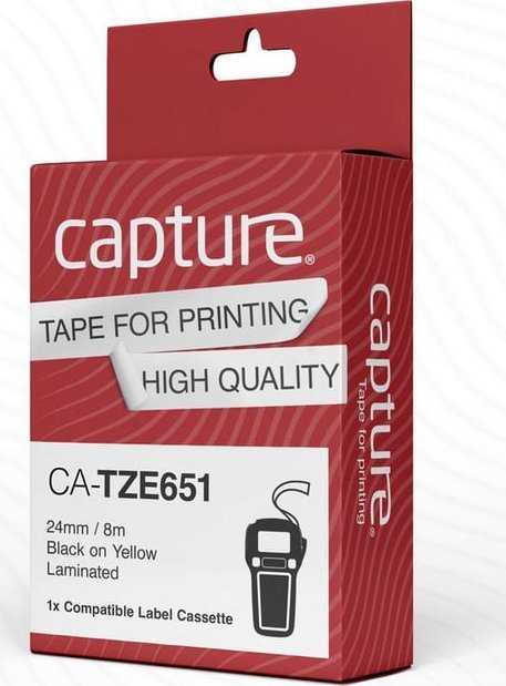 Capture CA-TZE651 juostelės etiketėms