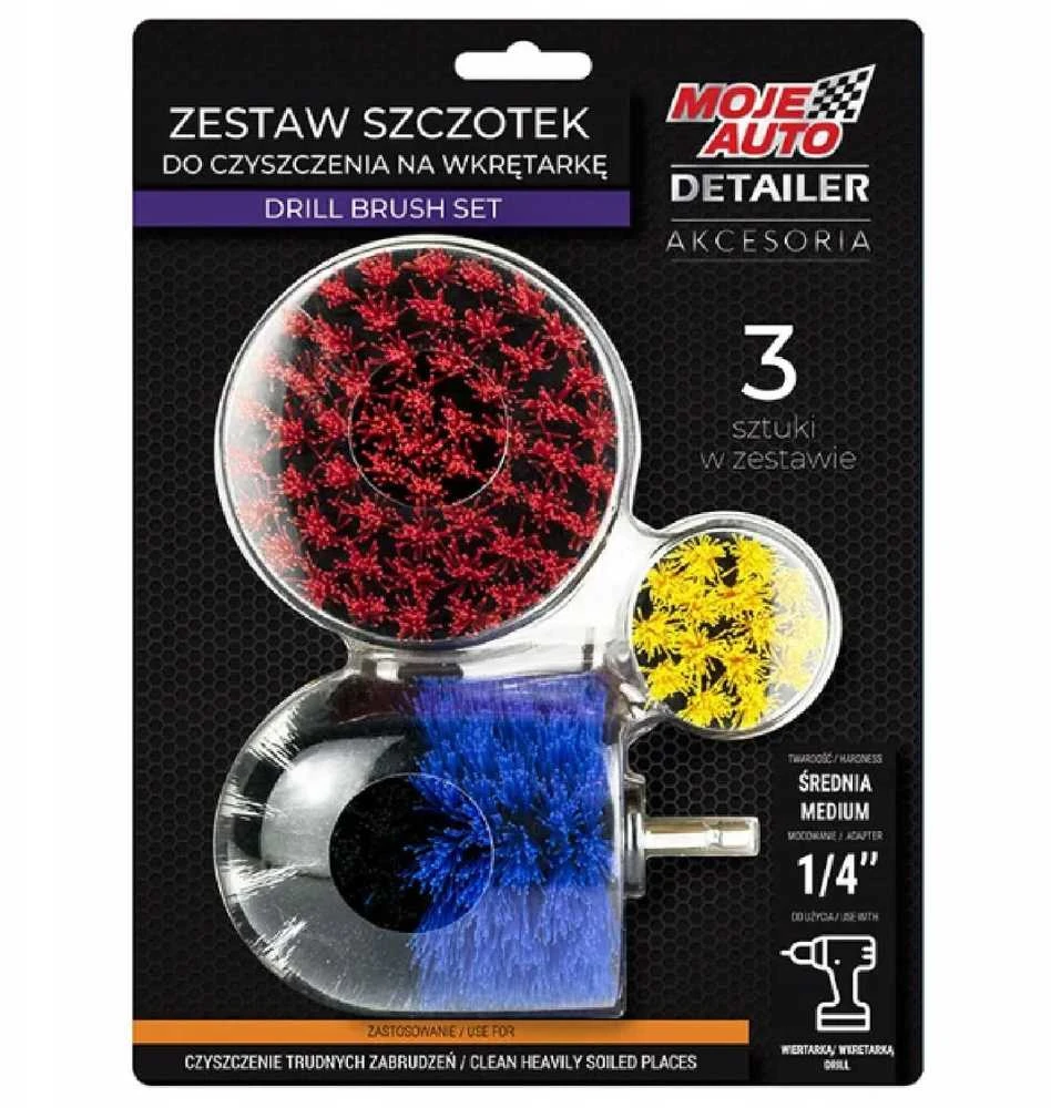 Moje_Auto Šepetys automobiliui valyti Moje Auto, 3 vnt