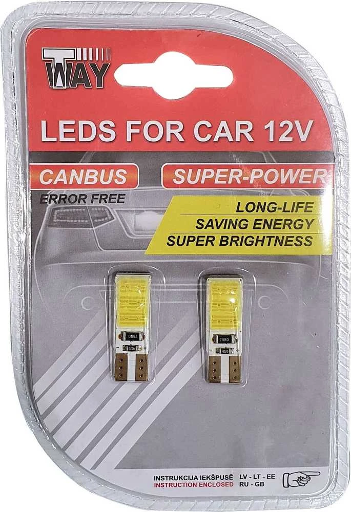 T Way Automobilio lemputė AutoDuals CB70891, LED, balta, 12 V